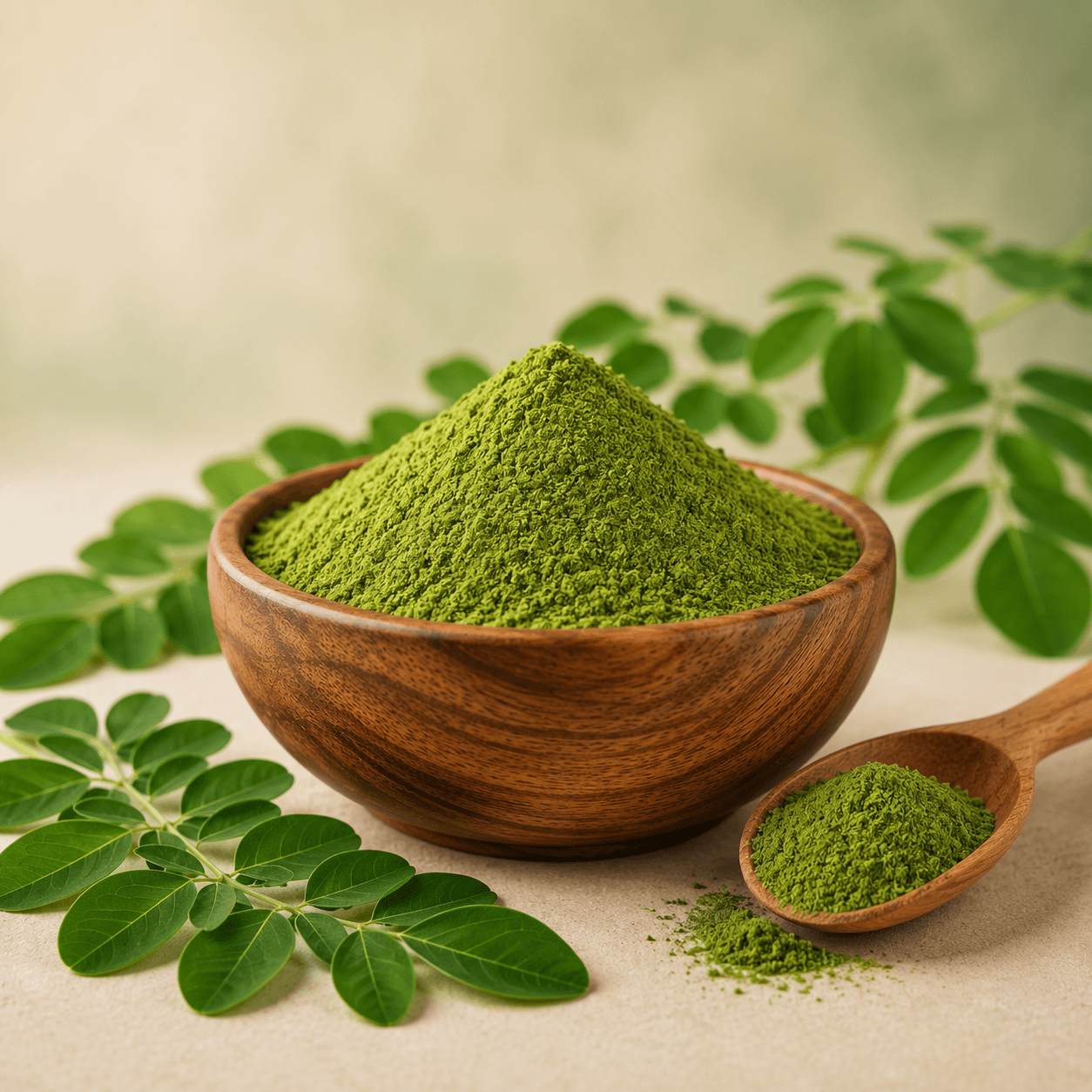 Organic Moringa Leaf Powder (Premium Grade)